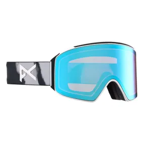 Anon M4 Cylindrical Low Bridge Fit Goggles Family Tree / Perceive Variable Blue   Perceive Cloudy Pink