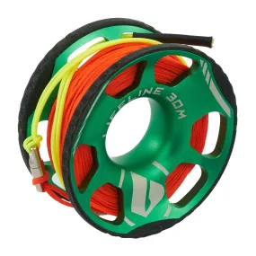 Apeks 30m Lifeline Spool Green/Bright Orange