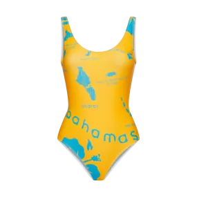 ARCHIPELAGO SWIMSUIT- GOLD & AQUA