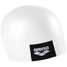 ARENA Adult Logo Moulded Swimming Cap (White)