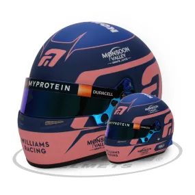 Bell 1:2 Scale F1 Mini Helmet Alex Albon 2024 Williams