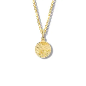 Le Ski Necklace Pendant Yellow Gold