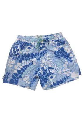 Men's Trunks - Spades Periwinkle Blue