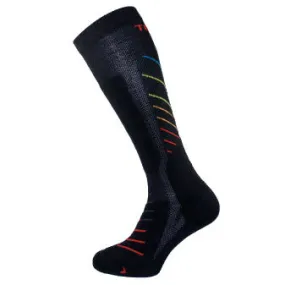 Teko Super Evo Unisex Ski Sock - Medium Cushion - Jet Stripe