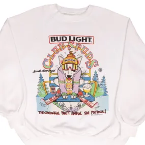 VINTAGE BUDWEISER CLUB SPUDS SKI 1987 SWEATSHIRT SIZE XL